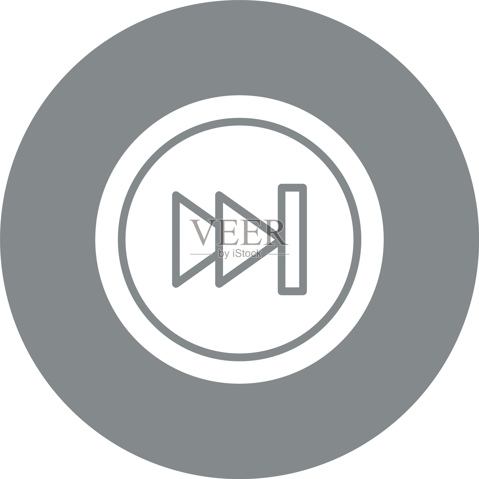 快进图标多彩圆圈插画图片素材