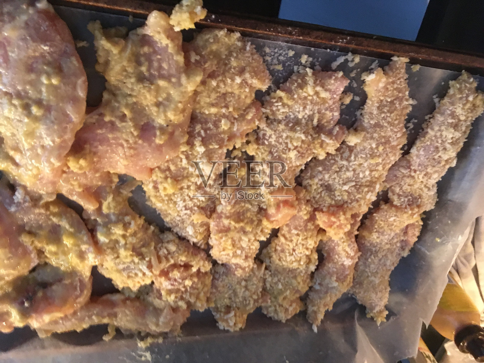 北约克鸡肉炸肉排照片摄影图片