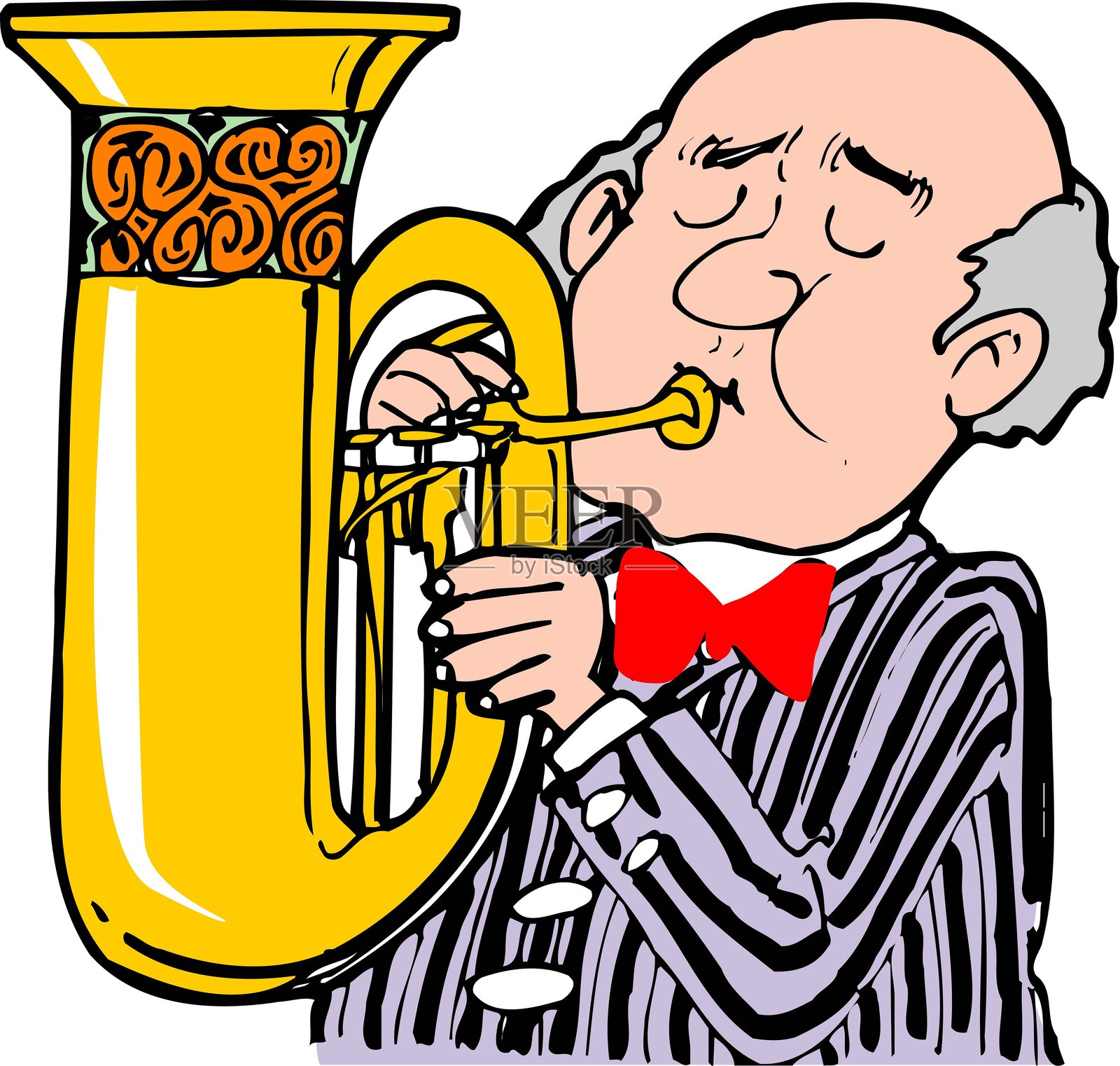 萨克斯ophone插画图片素材