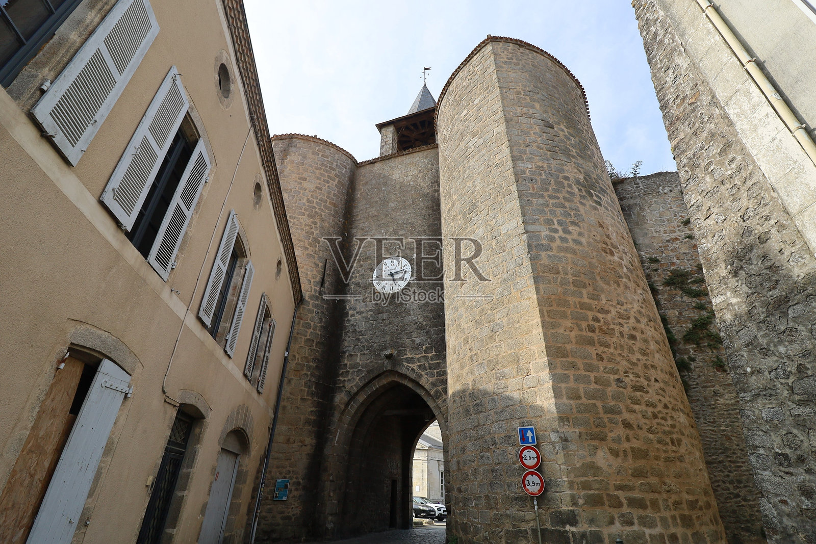 帕尔特奈 - 城堡大门照片摄影图片