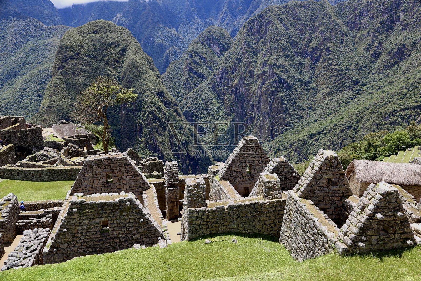 秘鲁的马丘比丘遗址照片摄影图片
