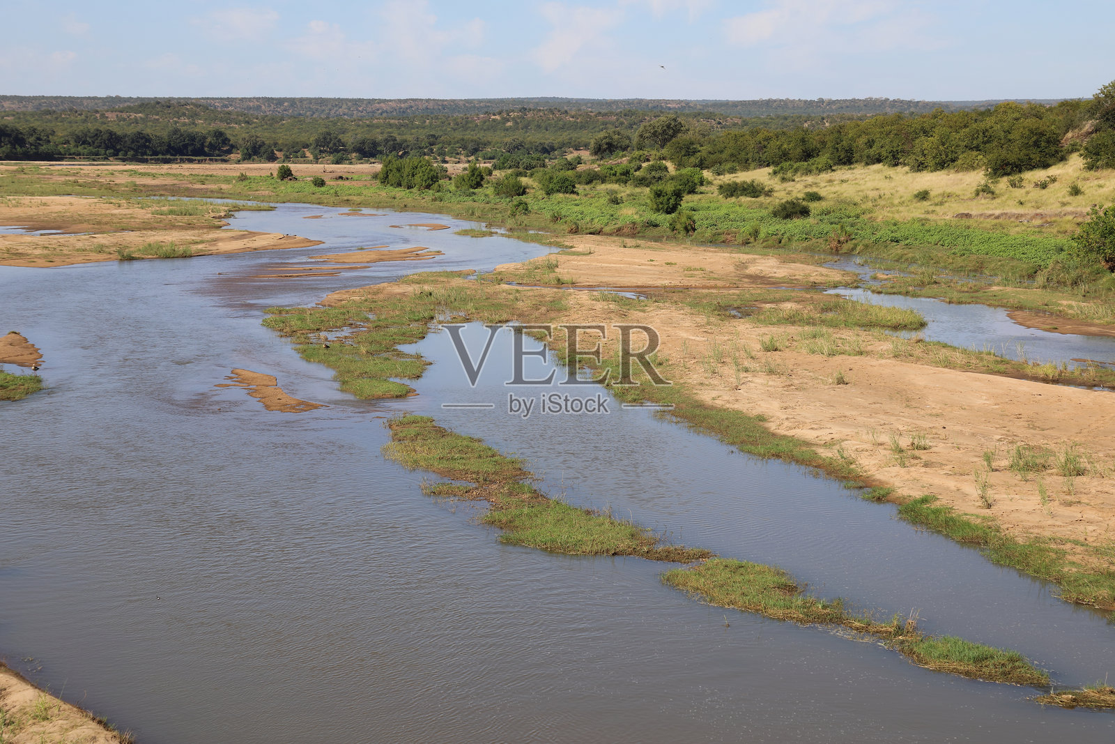 克鲁格国家公园 - 非洲灌木丛 - 莱塔巴河照片摄影图片