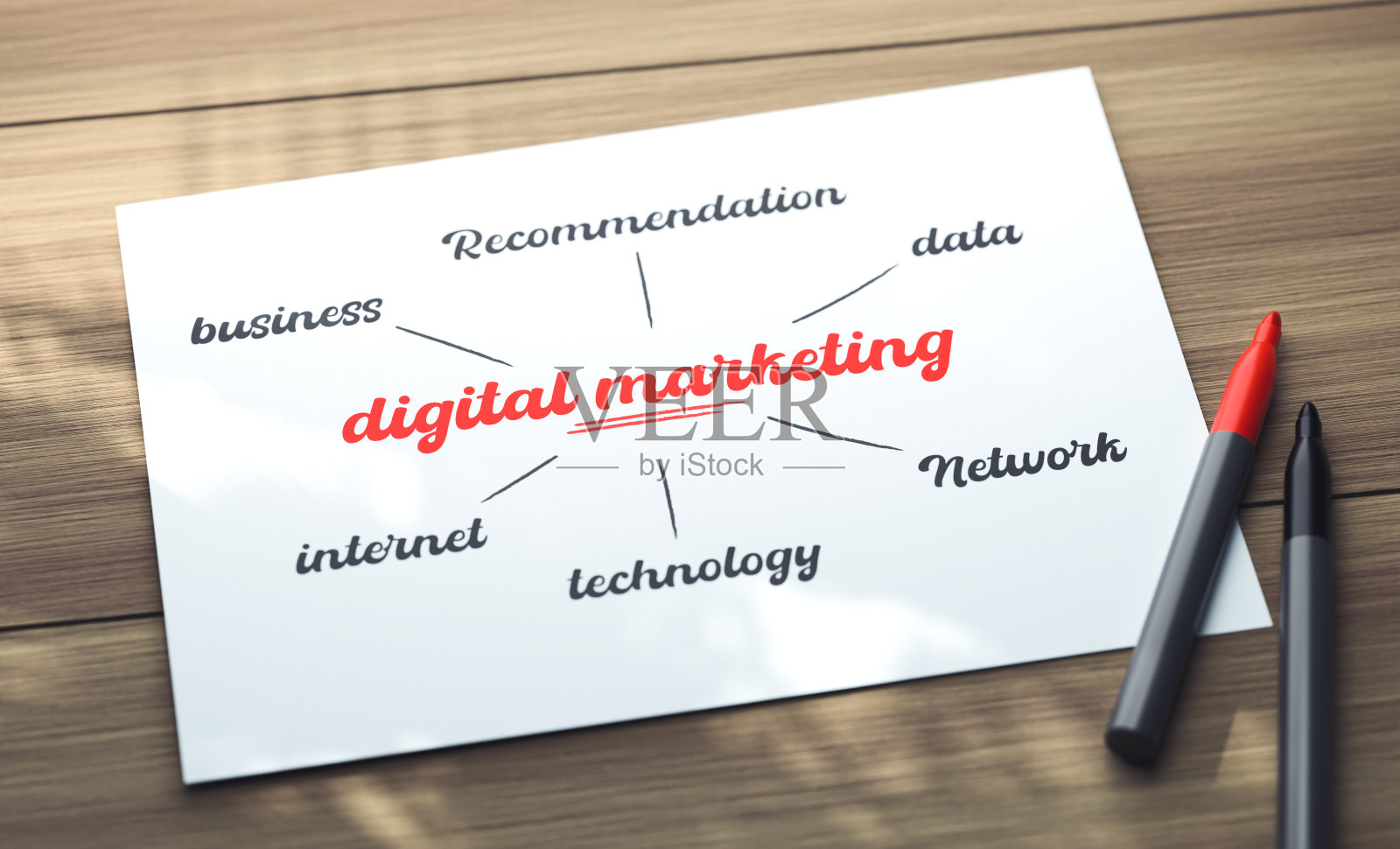 数字营销图表照片摄影图片