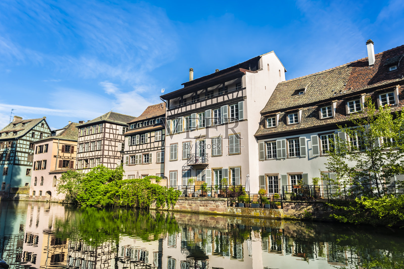 斯特拉斯堡的老房子照片摄影图片