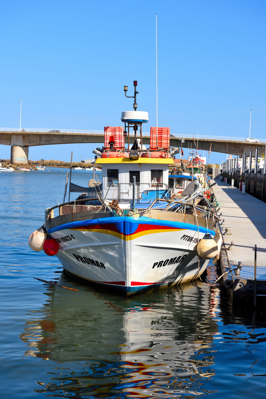 塔维拉，阿尔加维，葡萄牙照片摄影图片