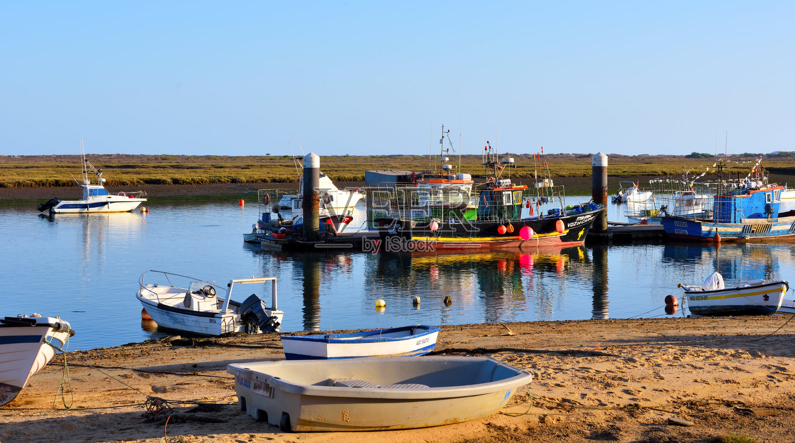 圣卢西亚，阿尔加维，葡萄牙照片摄影图片