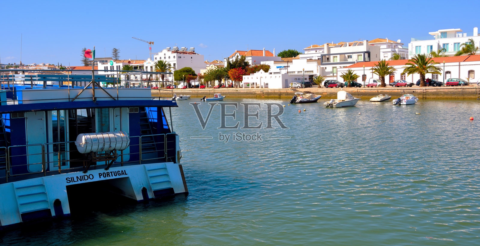 塔维拉，阿尔加维，葡萄牙照片摄影图片