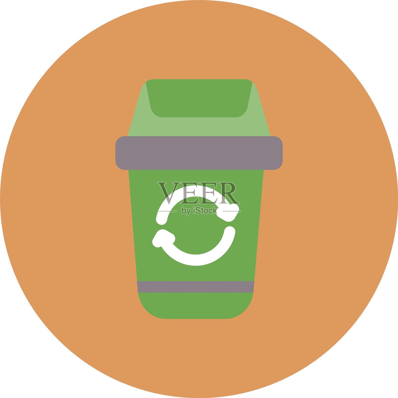 垃圾回收图标插画图片素材