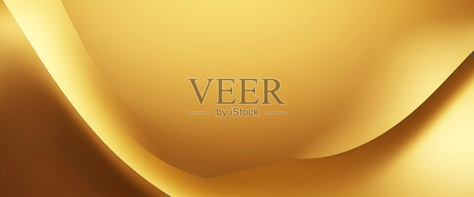 抽象金色曲线背景。照片摄影图片