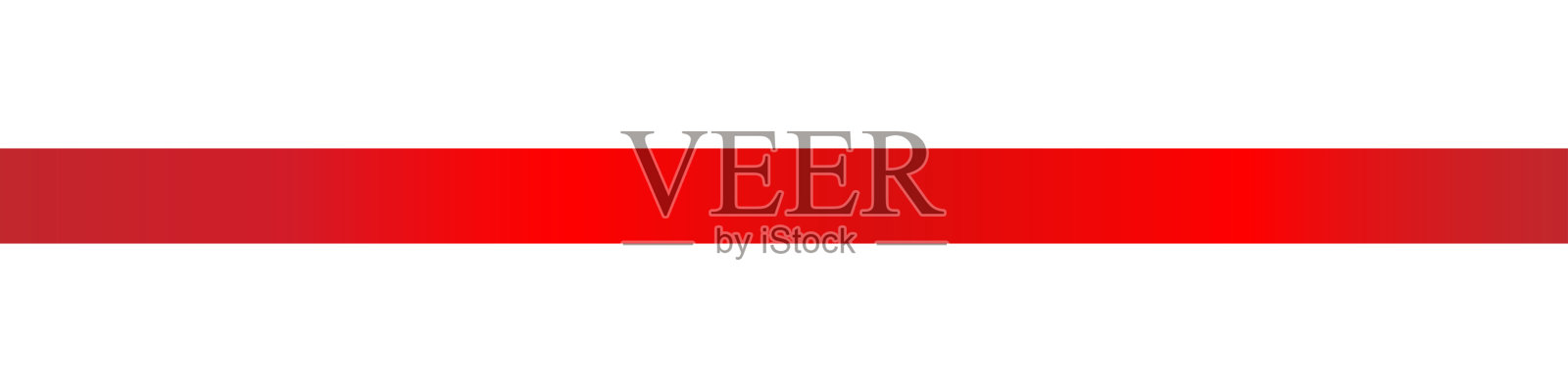 红色丝带。插画图片素材