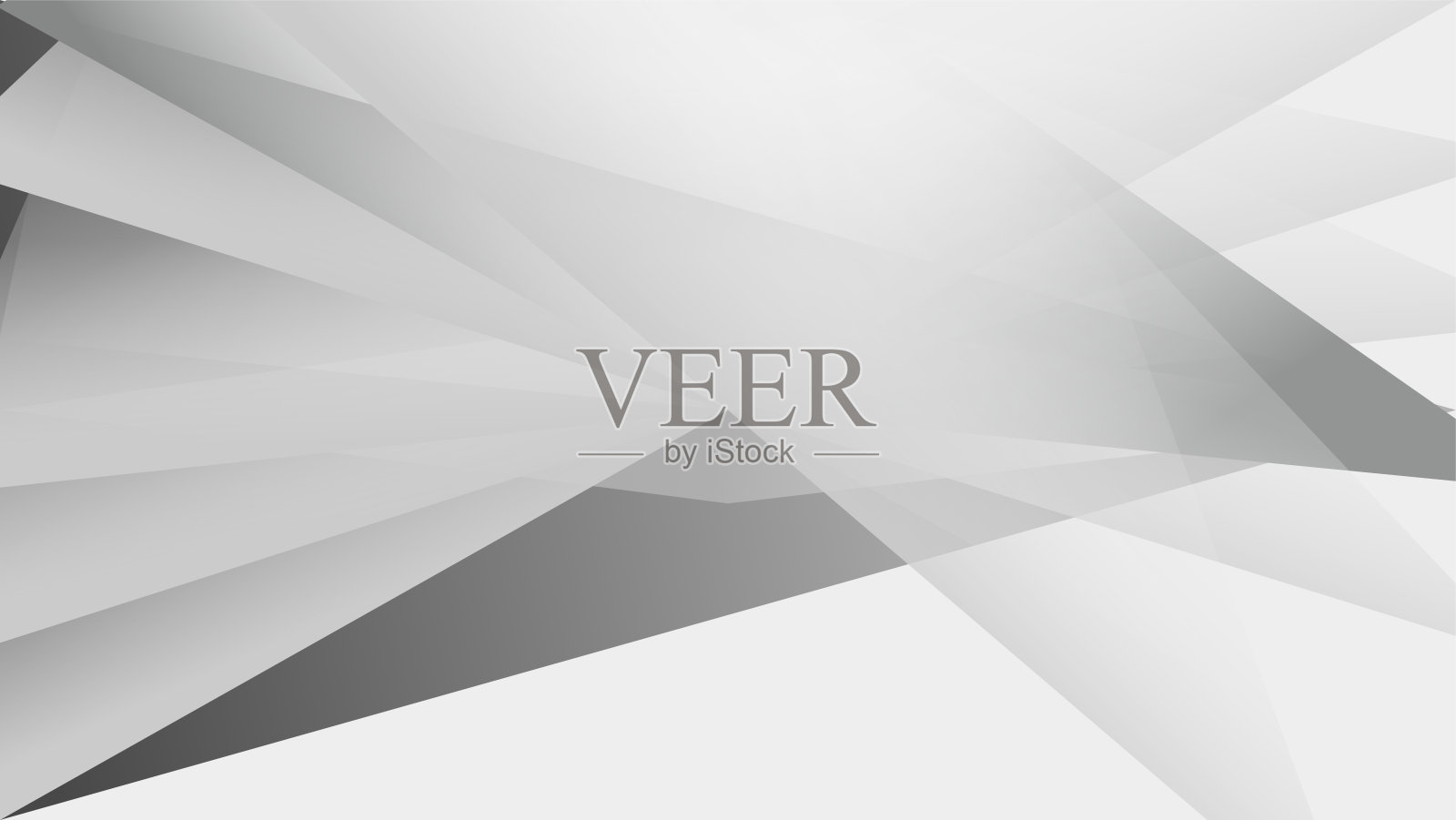 抽象多边形背景。黑白灰暗几何图案形状背景。插画图片素材