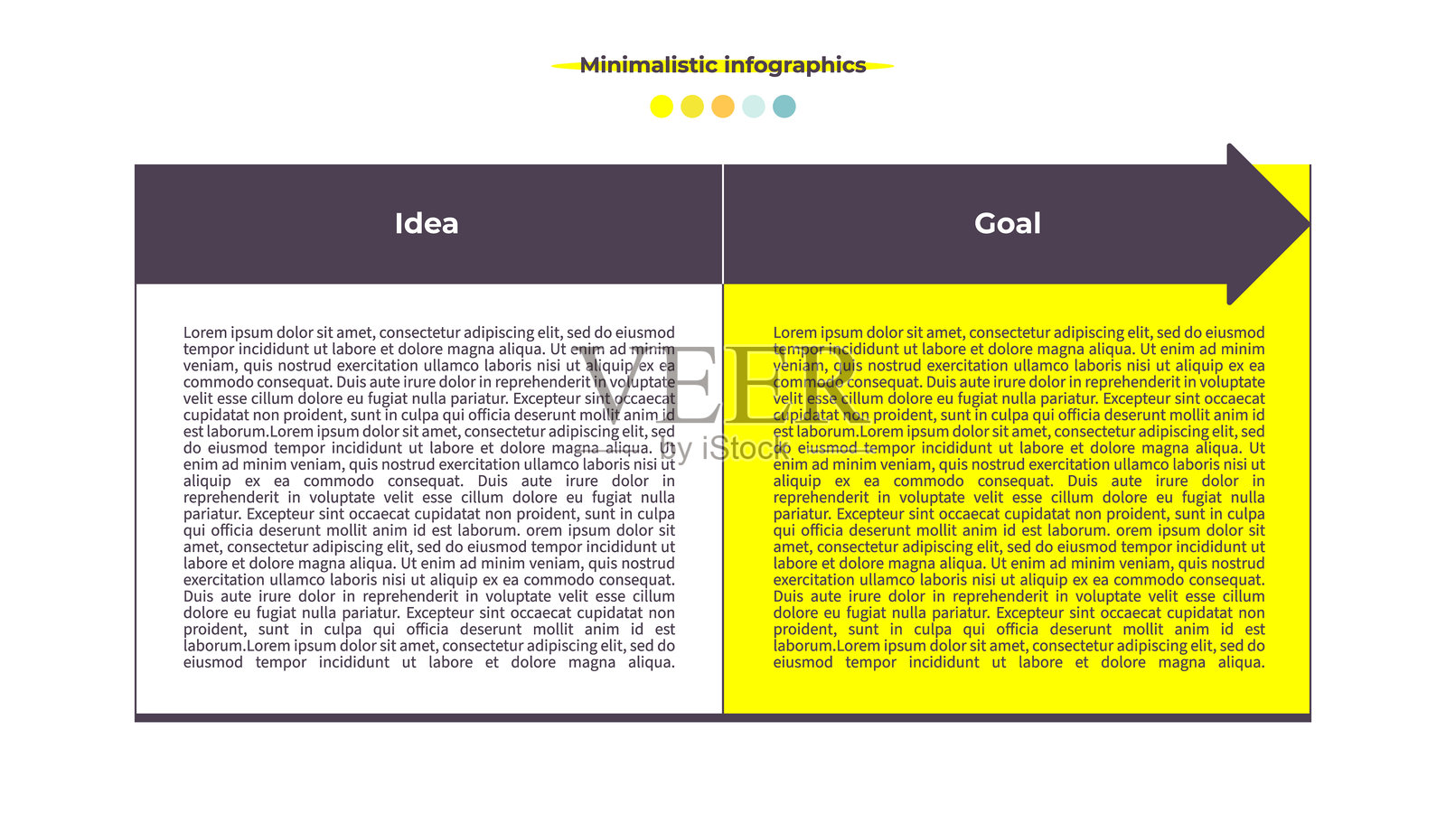 商业信息图表。包含两个步骤、选项和部分的横幅。矢量模板。插画图片素材