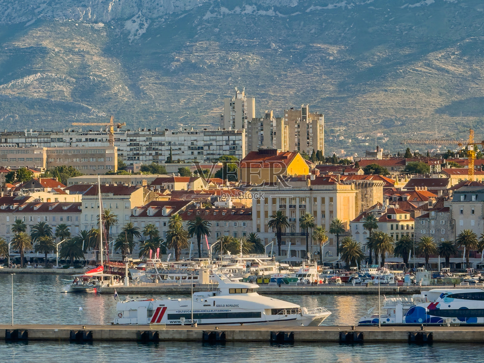 克罗地亚民族复兴海岸，斯普利特，克罗地亚照片摄影图片