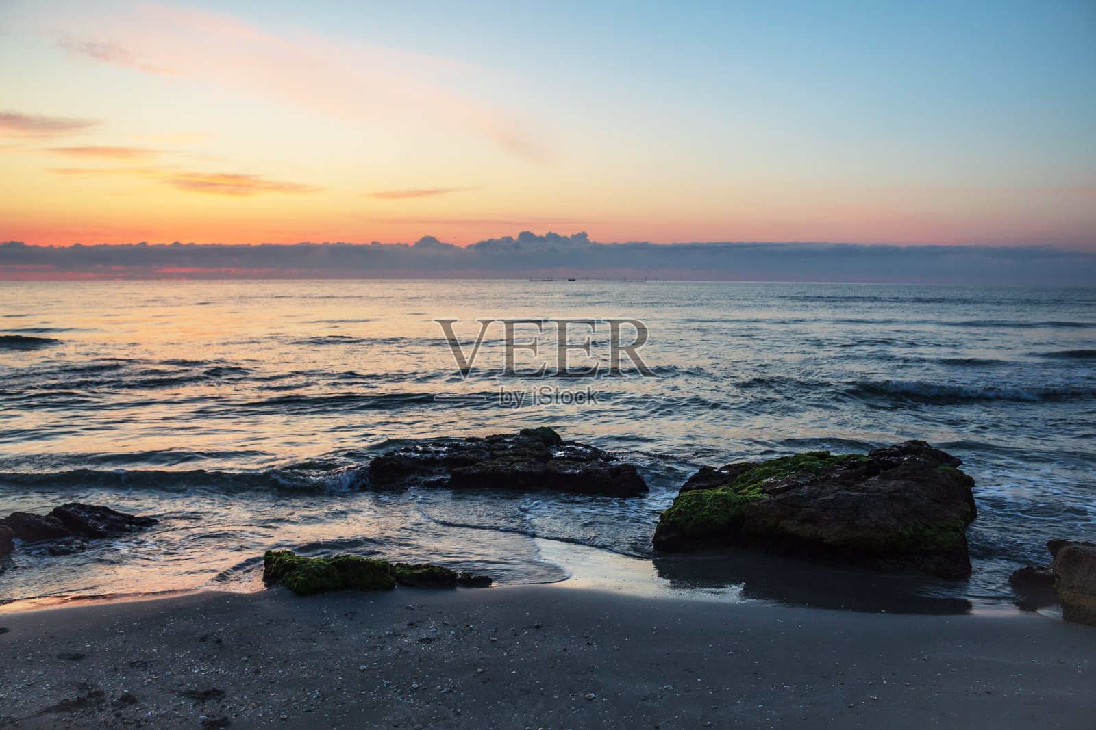 海洋，海岸 - 欧洲，罗马尼亚，康斯坦察地区照片摄影图片