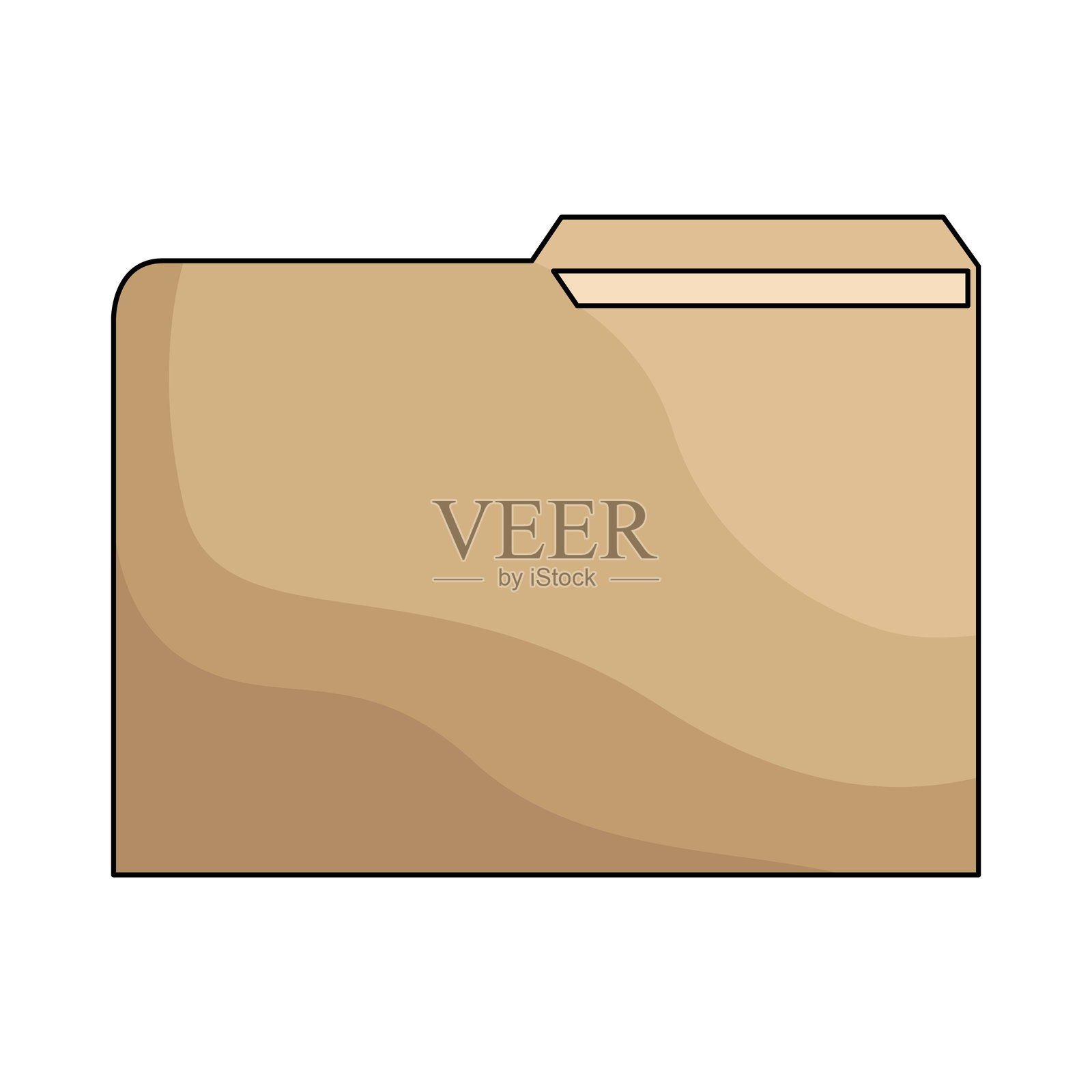 调查文件夹插画图片素材