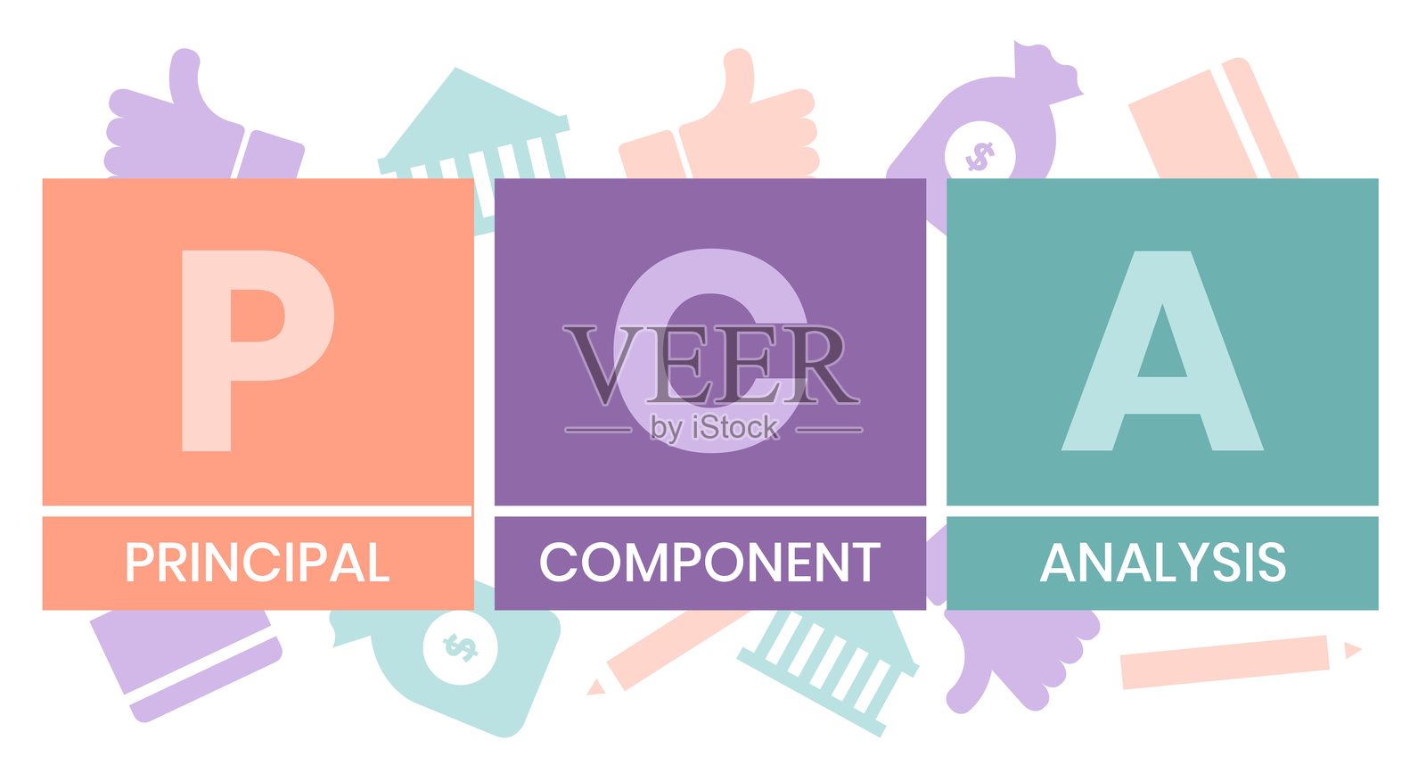 主成分分析 (PCA)插画图片素材