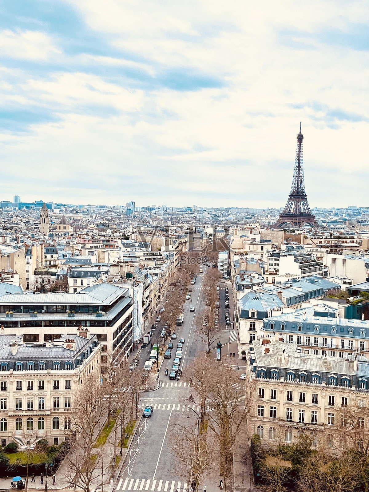 巴黎城市景观 埃菲尔铁塔照片摄影图片