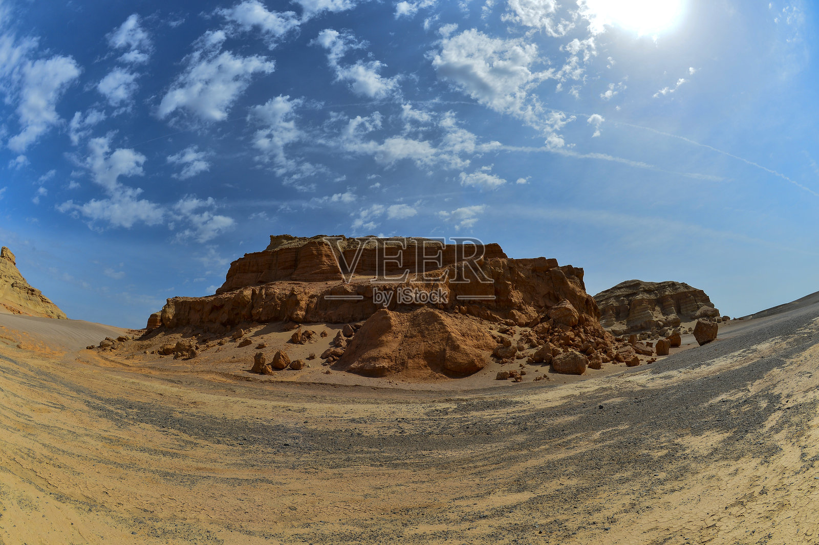 中国新疆的地貌风景沙漠照片摄影图片