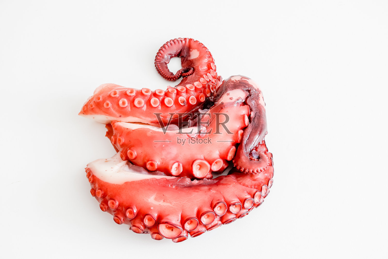 熟制章鱼触手，随时可食用照片摄影图片