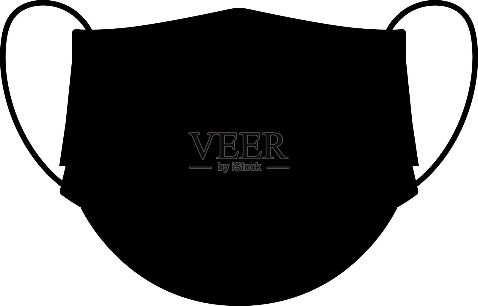 医用口罩矢量插图模板插画图片素材