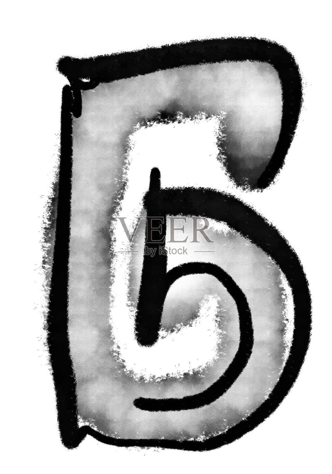 字母G字母自定义logo品牌装饰概念书法字体手写粗体墨水丙烯水彩黑色形状类型插图字母设计插画图片素材