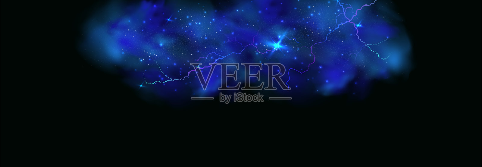 雷声插画图片素材