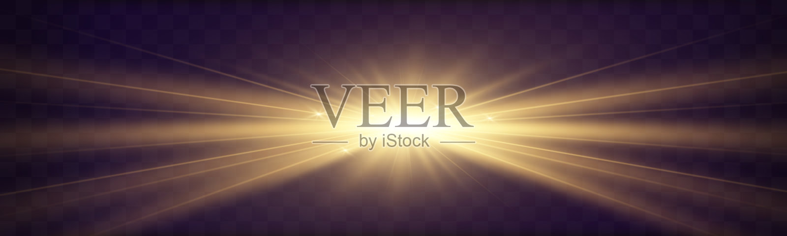 抽象的发光星爆光线。插画图片素材