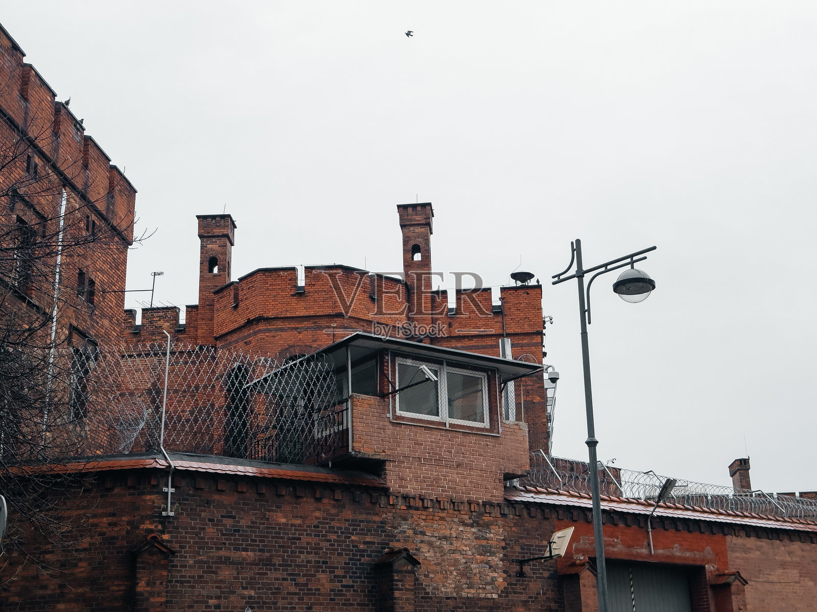 古老的历史建筑，红砖法庭照片摄影图片