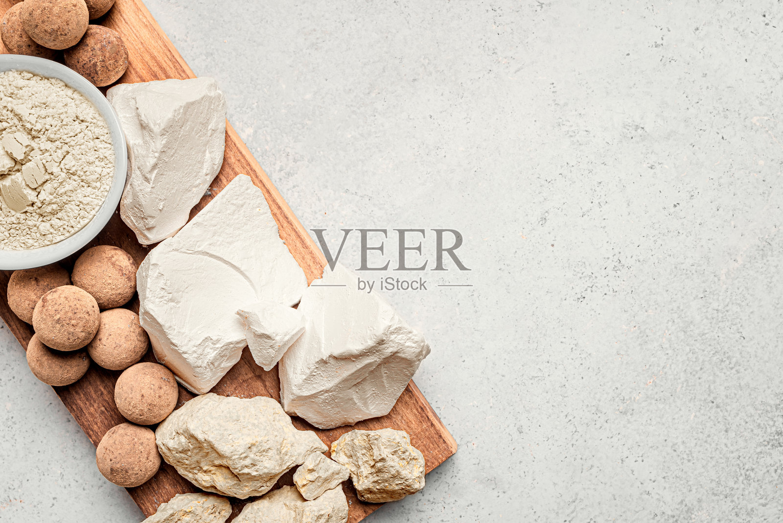 可食用焦糖粘土或可食用钙粉照片摄影图片