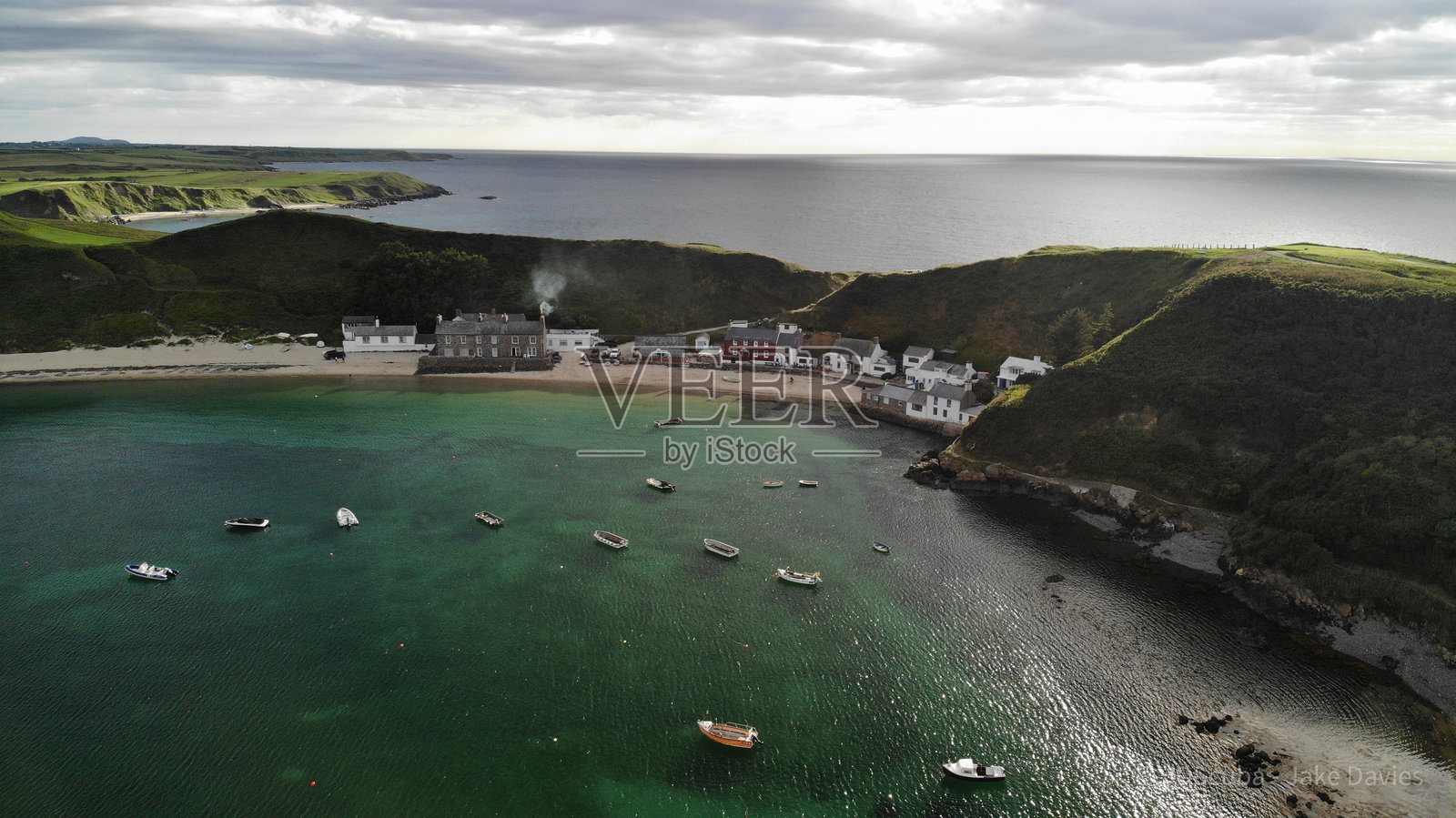 波斯丁拉恩渔村，彭利恩半岛照片摄影图片