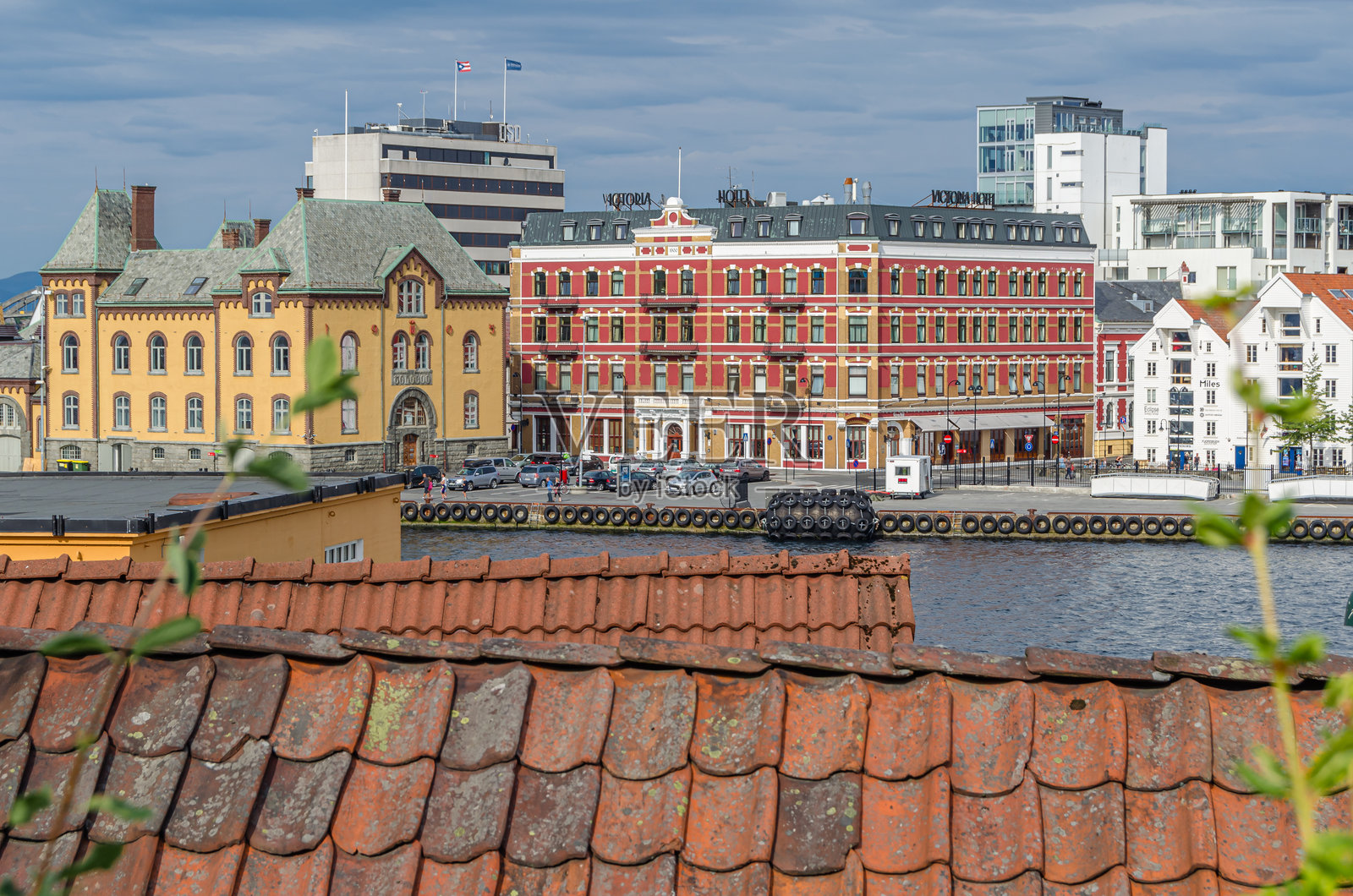 挪威斯塔万格港口的景色照片摄影图片