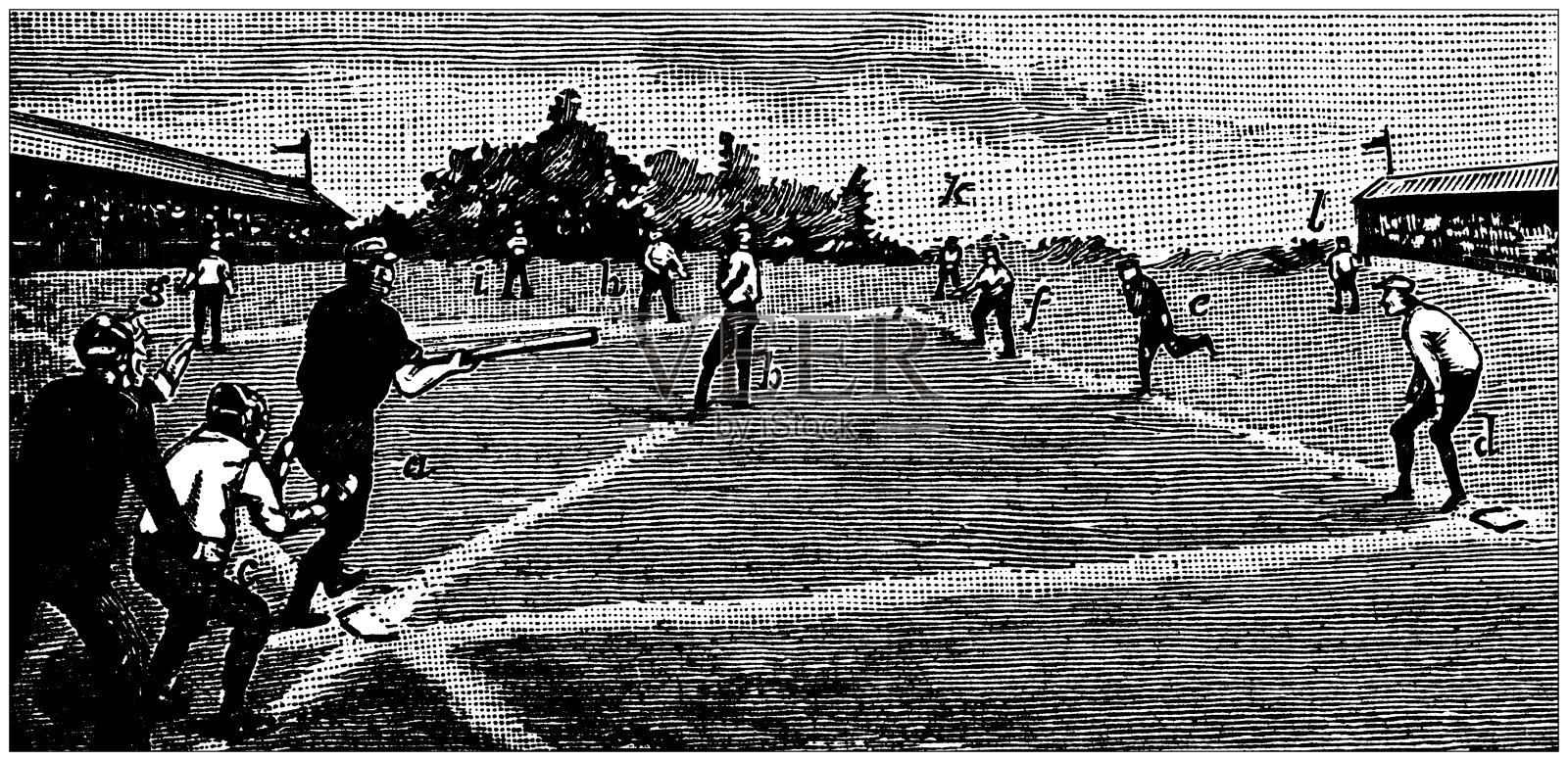 棒球插画图片素材