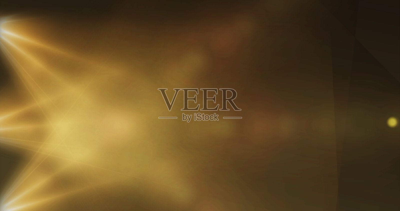 垂直肖像舞台聚光灯移动叠加模板。大聚光灯从顶部明亮照射，照亮场景。音乐会灯光效果。时尚活动走秀的闪光灯。插画图片素材