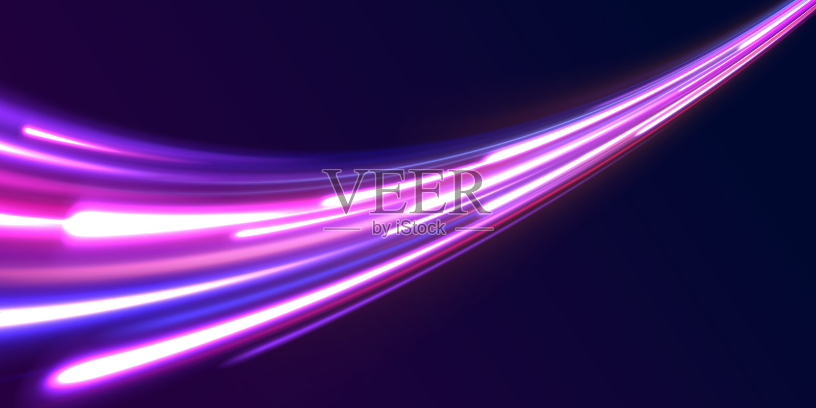 速度霓虹线插画图片素材