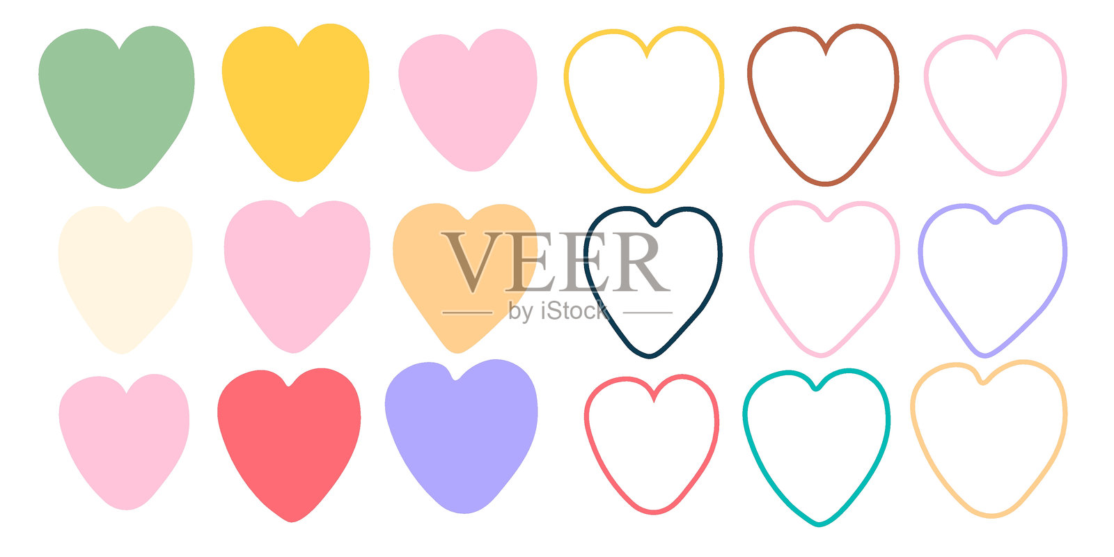 图标颜色_stv插画图片素材