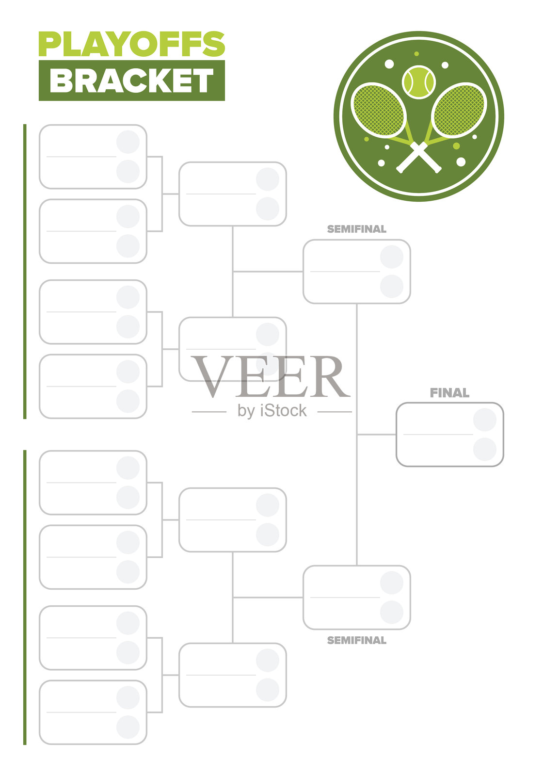 季后赛赛程图。季后赛网格。体育比赛赛程。比赛和竞赛日程。赛季决赛。球队和球员。冠军得主。比赛得分。矢量海报。插画图片素材