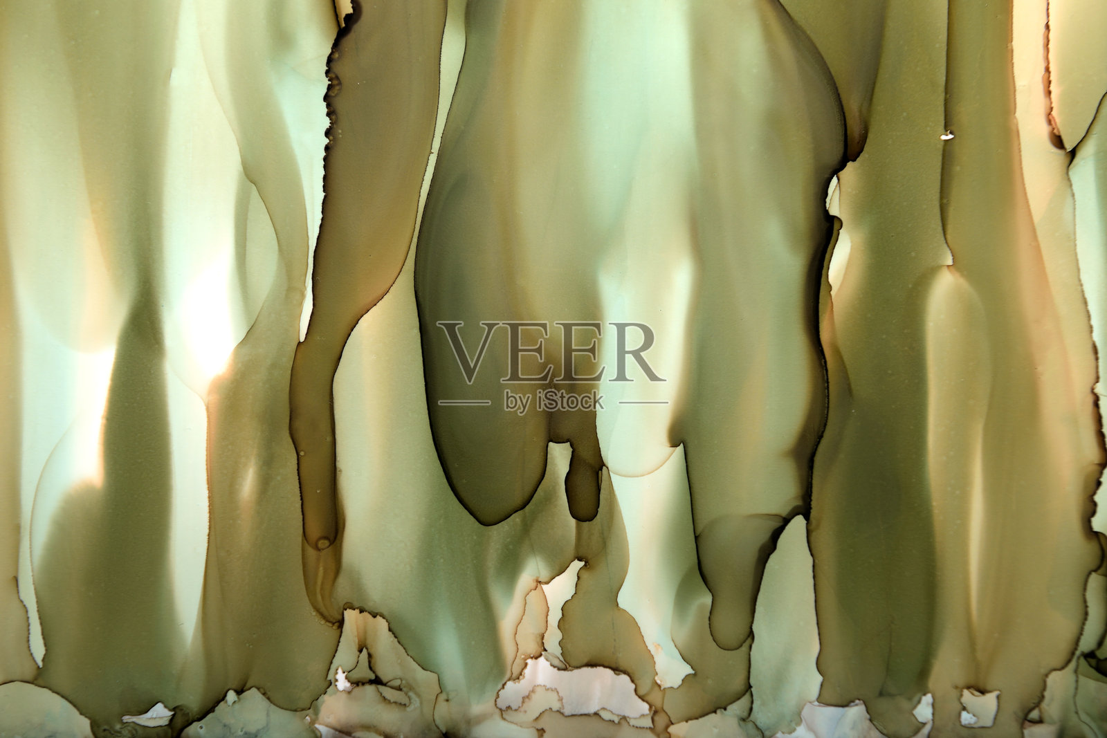 沼泽绿色墨迹艺术背景照片摄影图片