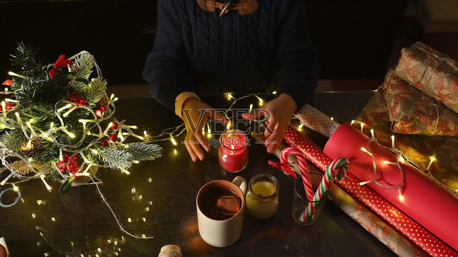 节日假期装饰准备照片摄影图片