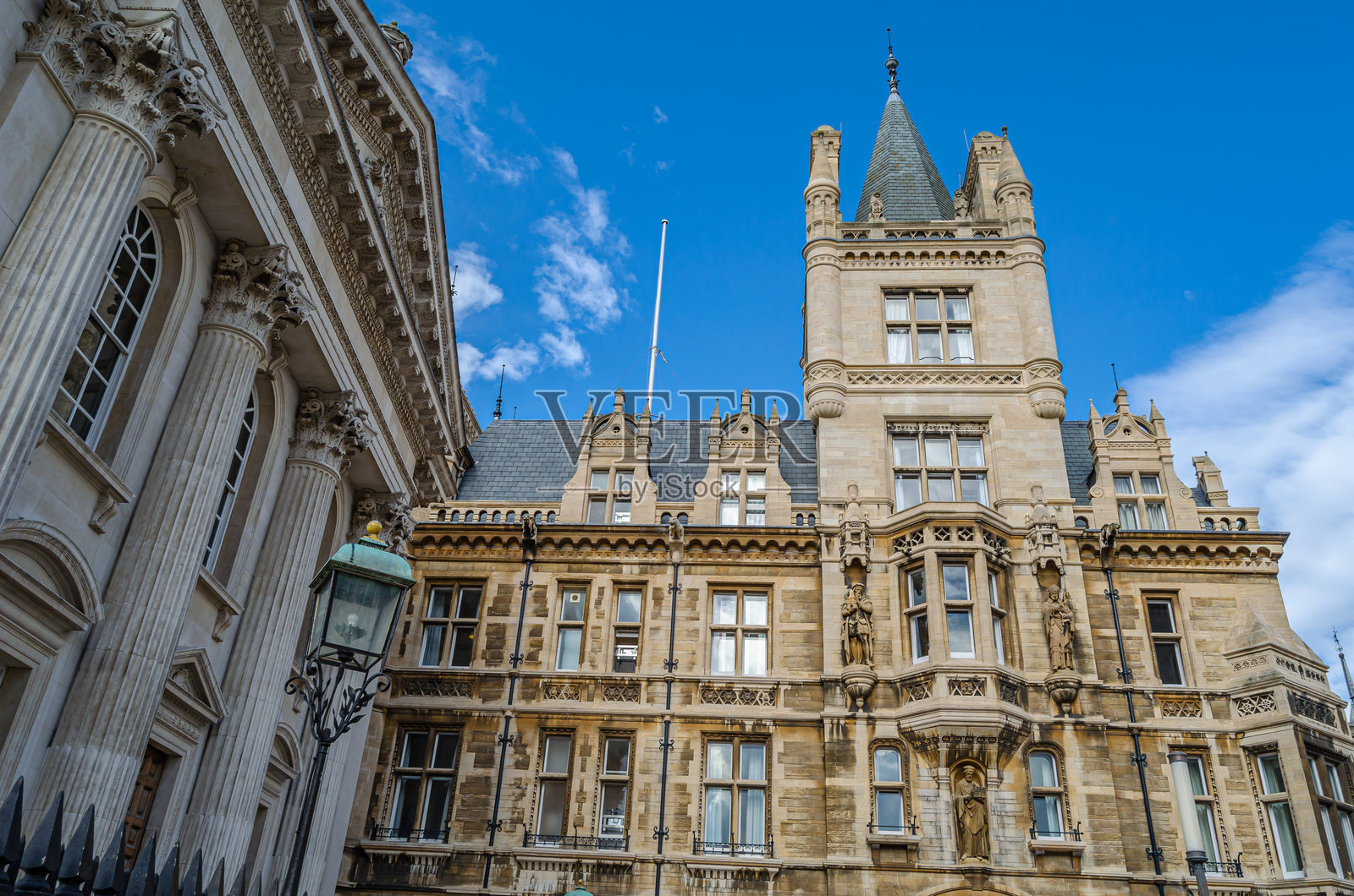 英国剑桥老城的建筑照片摄影图片