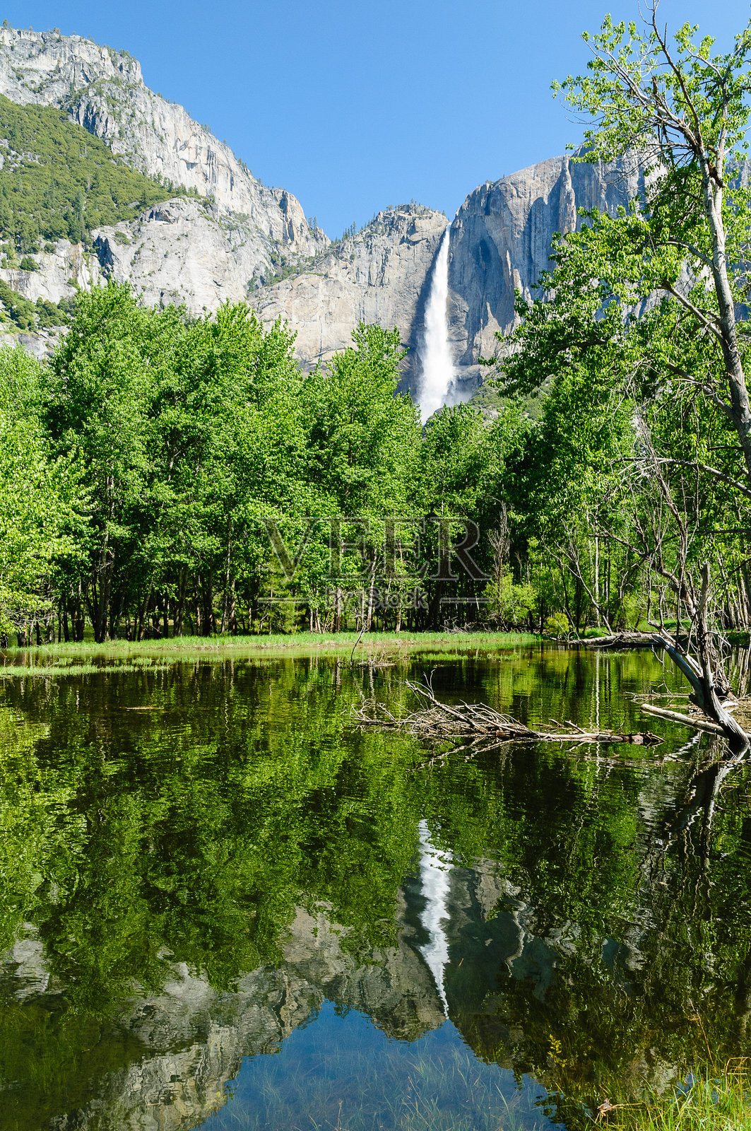 优胜美地国家公园的优胜美地瀑布照片摄影图片