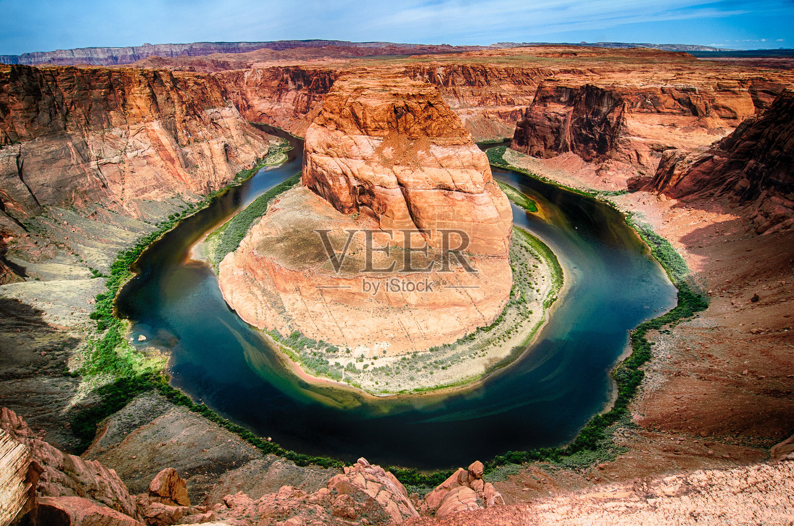马蹄湾，科罗拉多河，新页面，亚利桑那州照片摄影图片