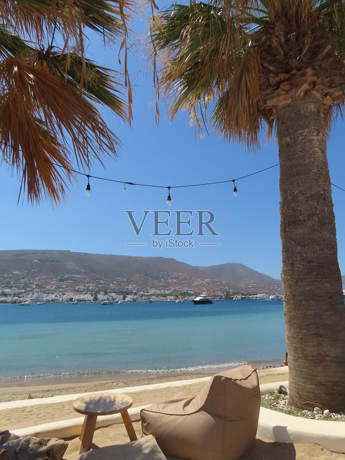 希腊的米洛斯岛照片摄影图片