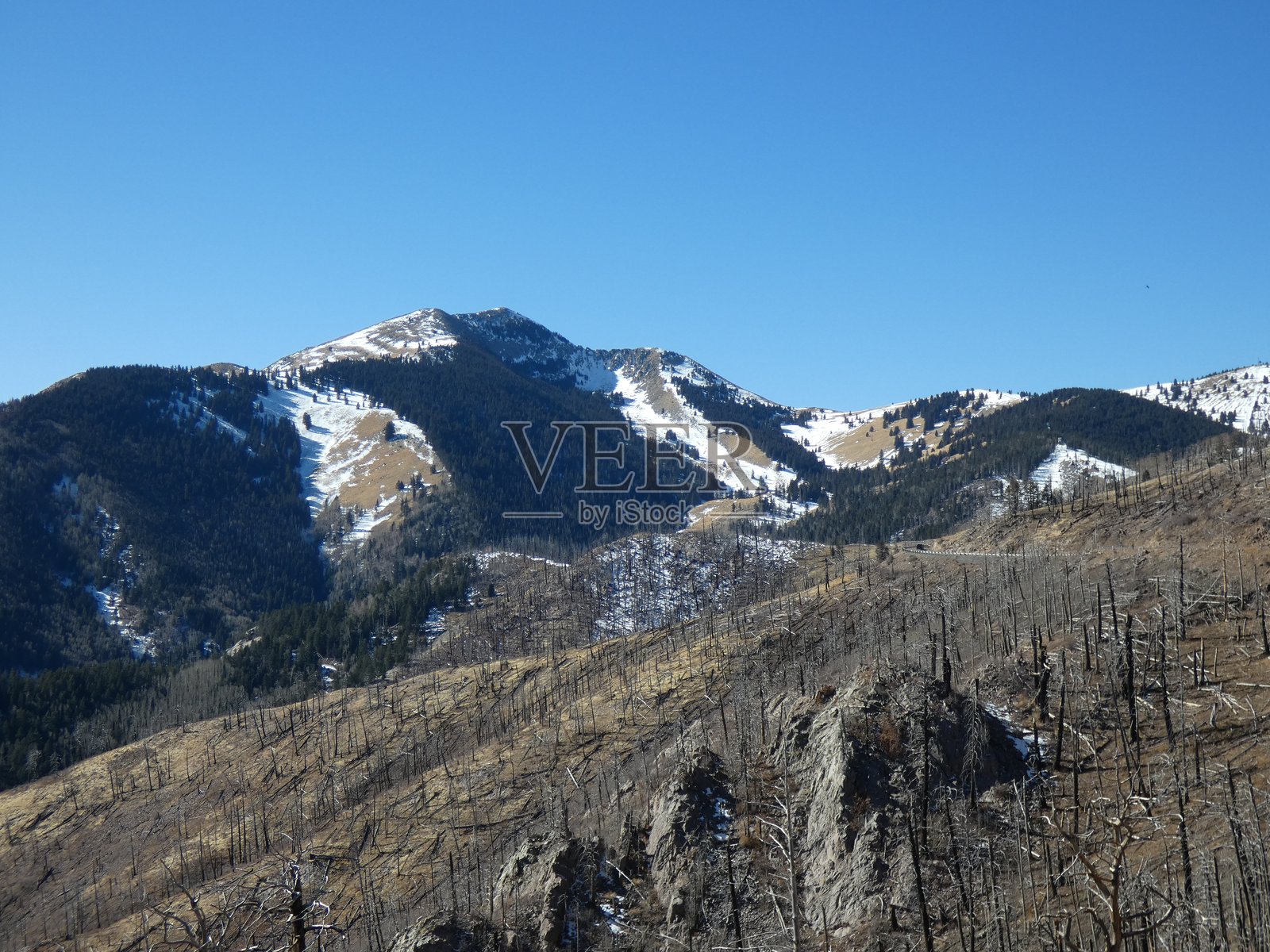 美丽的雪山照片摄影图片
