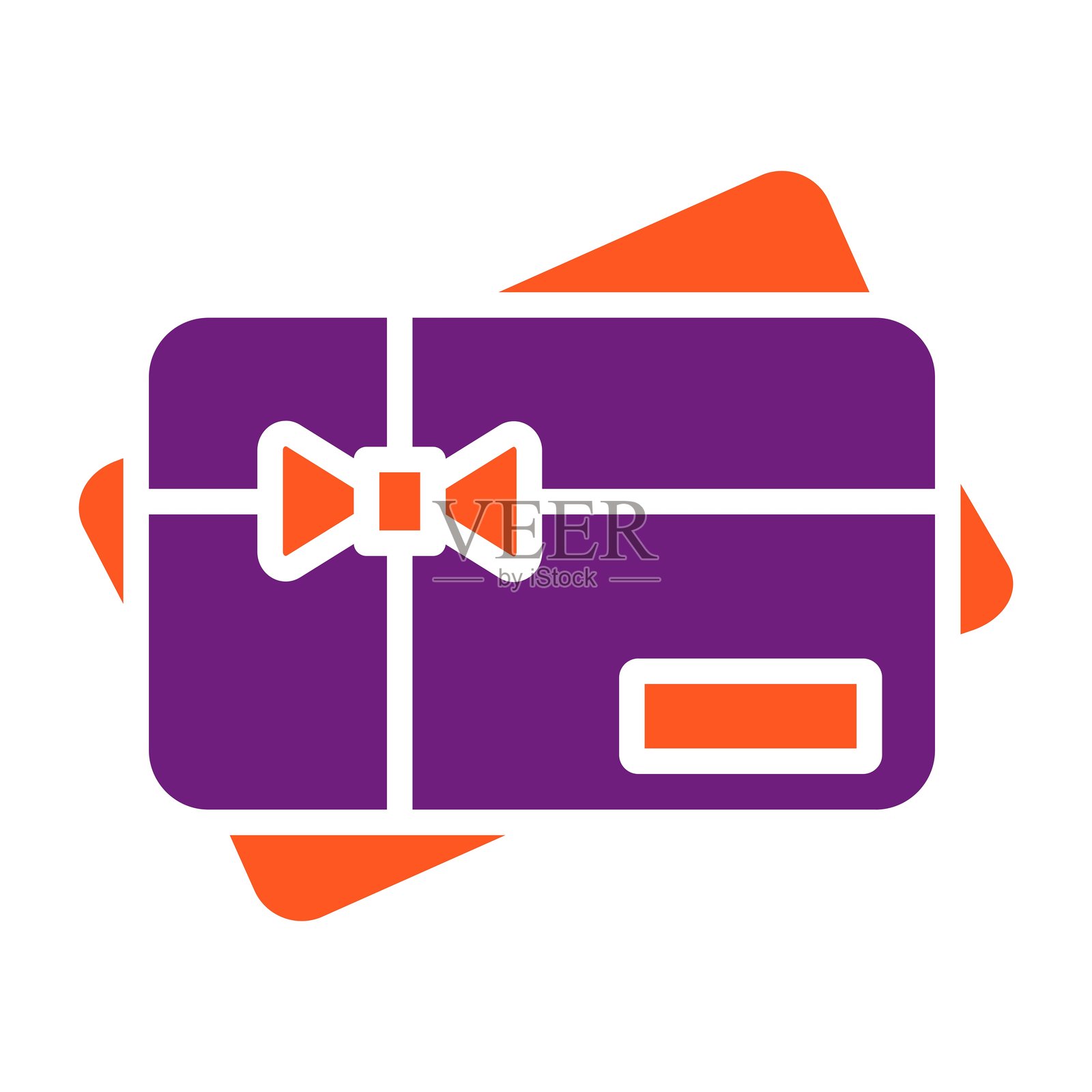 礼品卡矢量图标设计插图插画图片素材