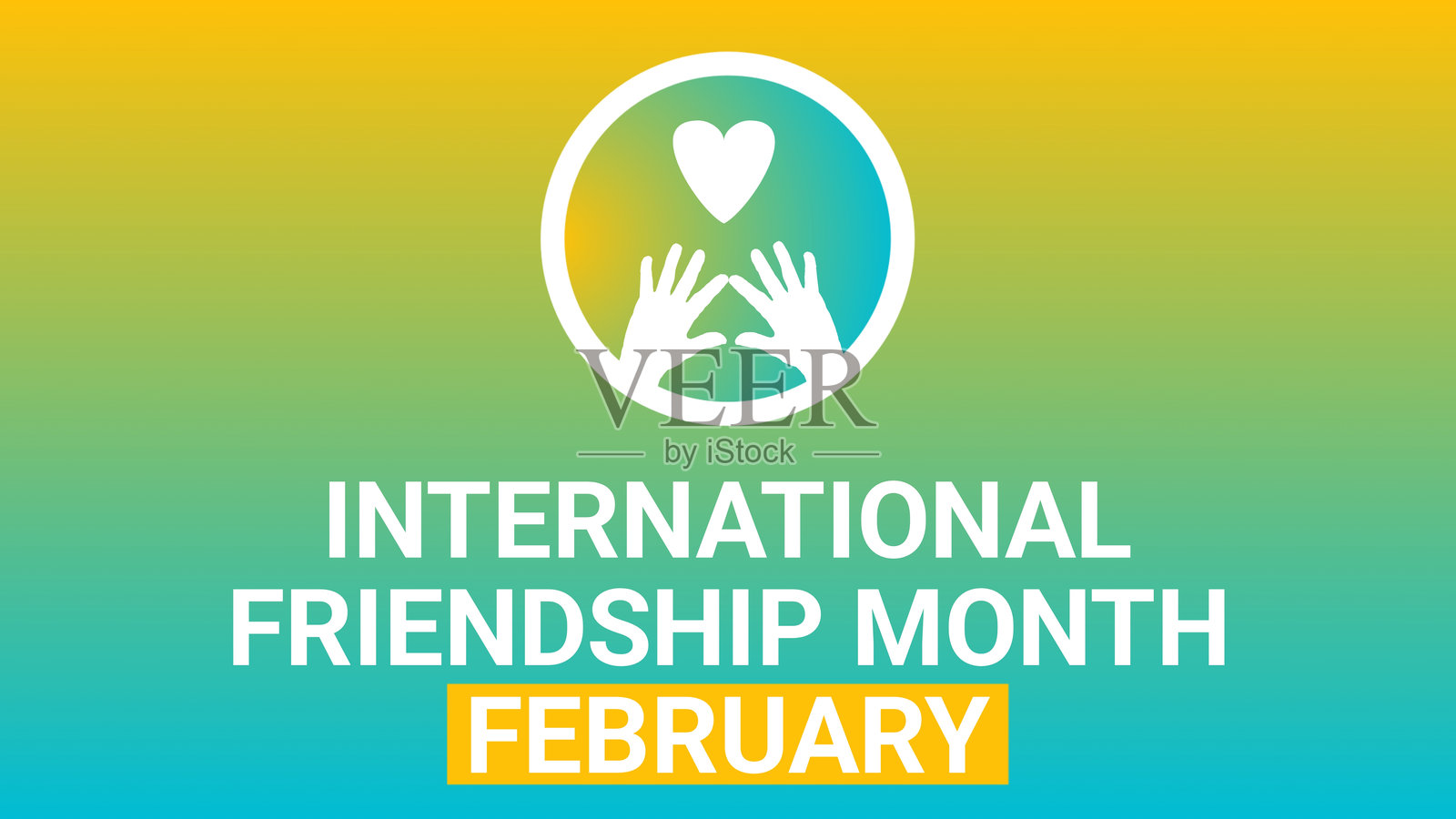 国际友谊月插画图片素材