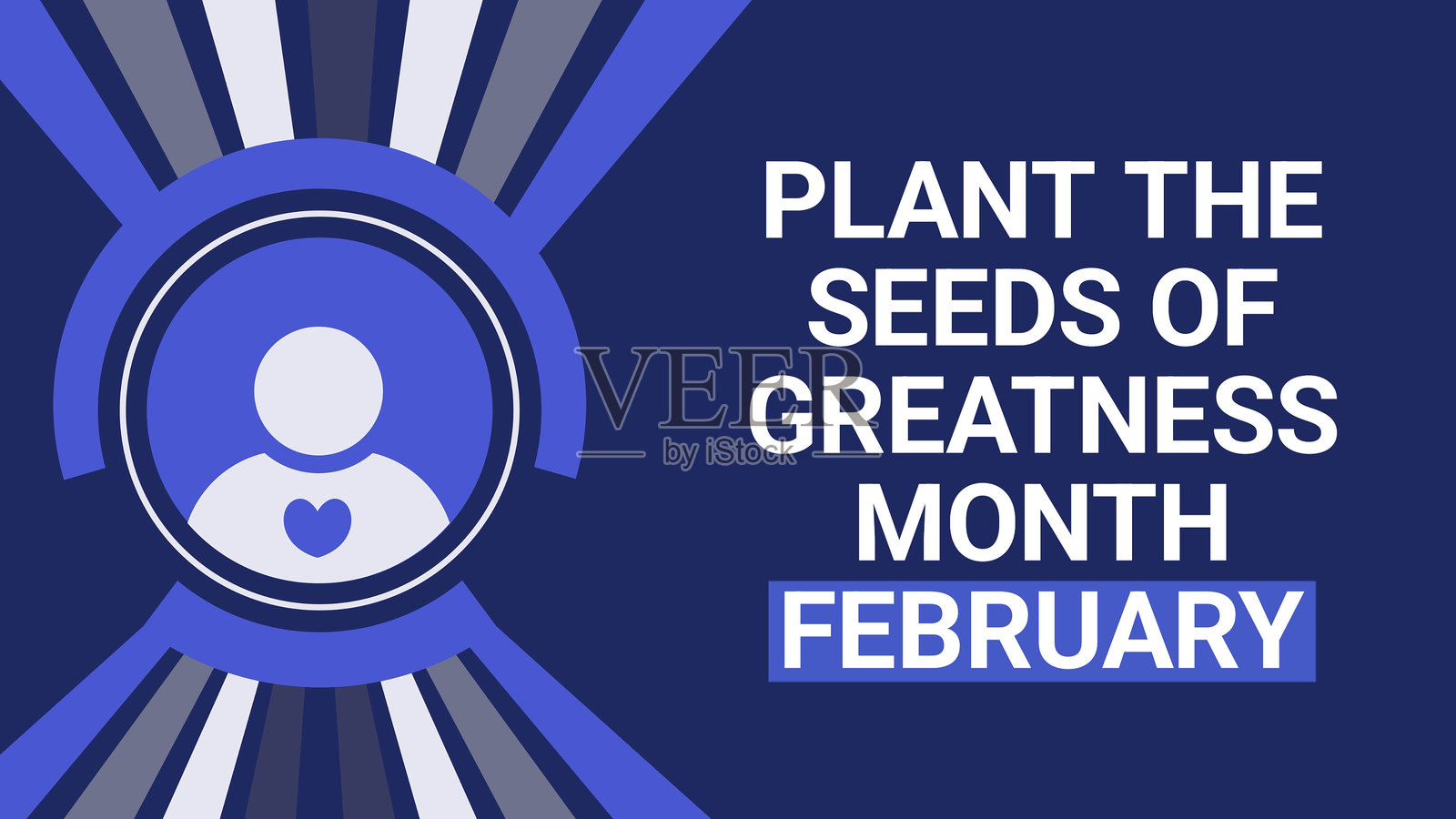 伟大种子月插画图片素材