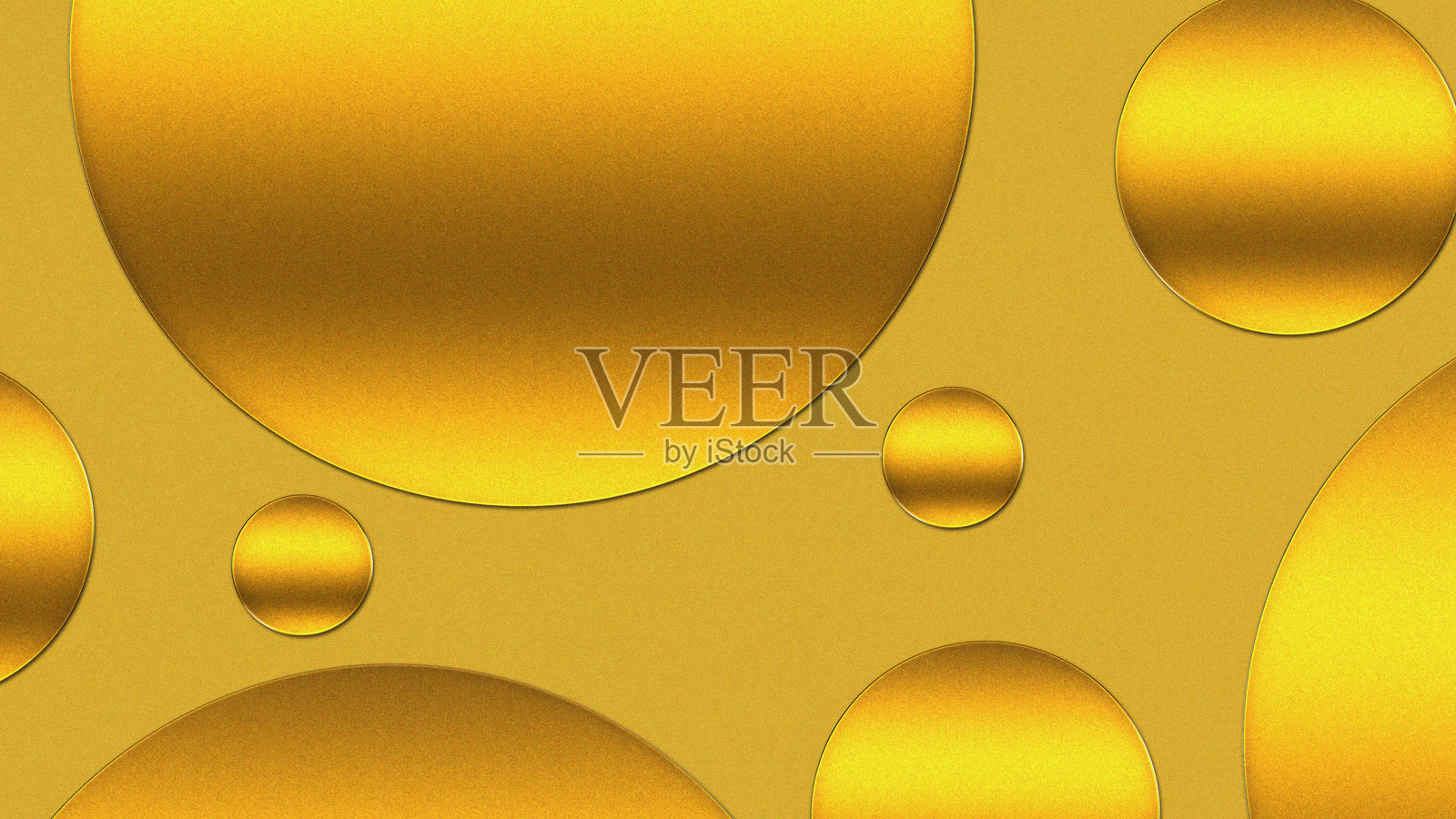用于插图的金色圆圈背景图形插画图片素材