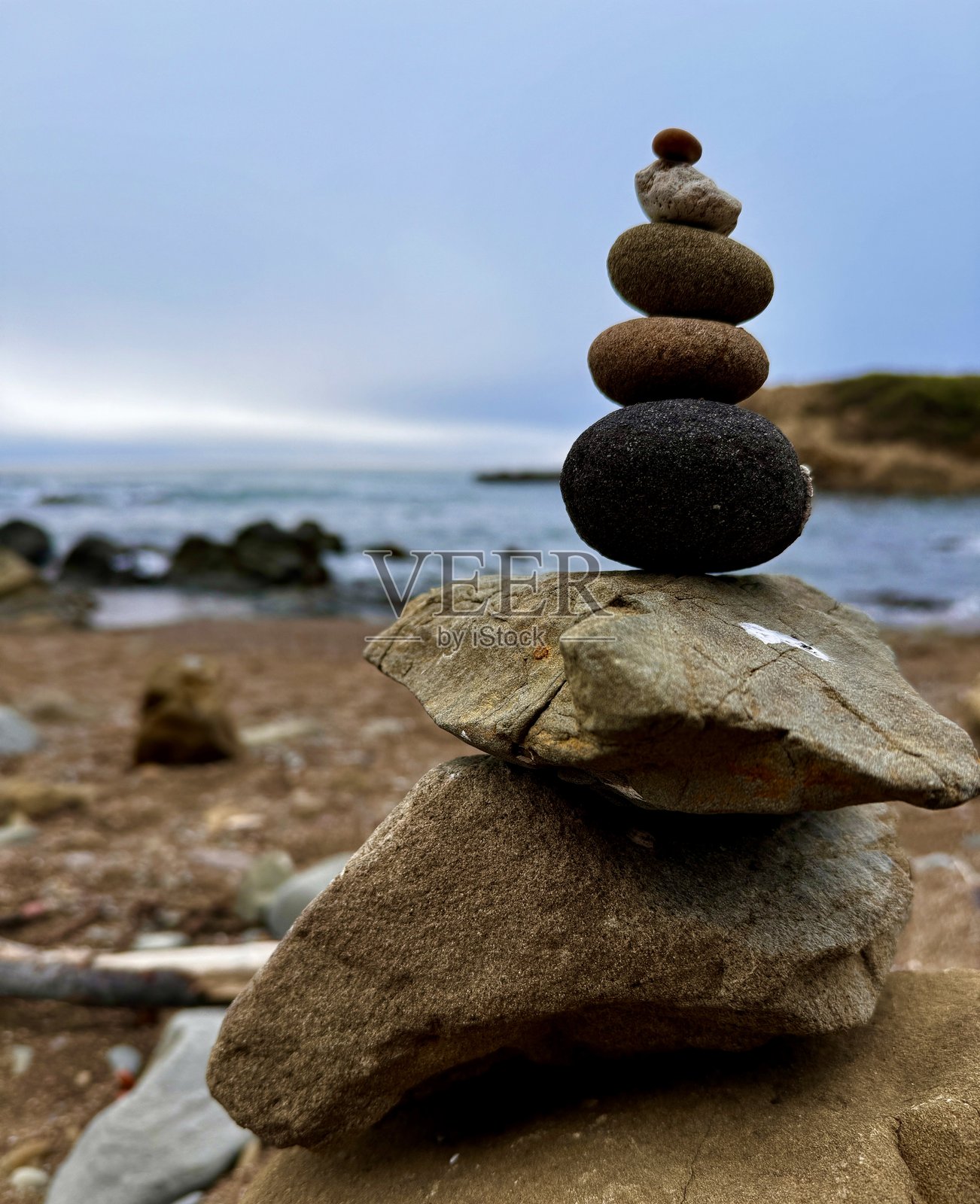 月光石海滩，加利福尼亚州坎布里亚照片摄影图片