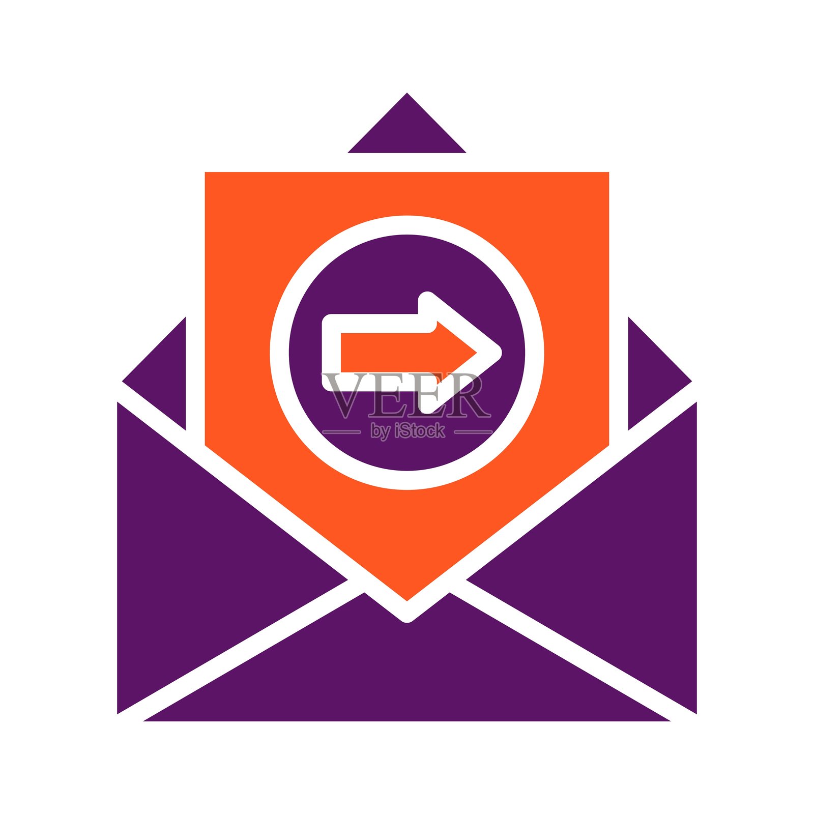 发送邮件矢量图标设计插图插画图片素材