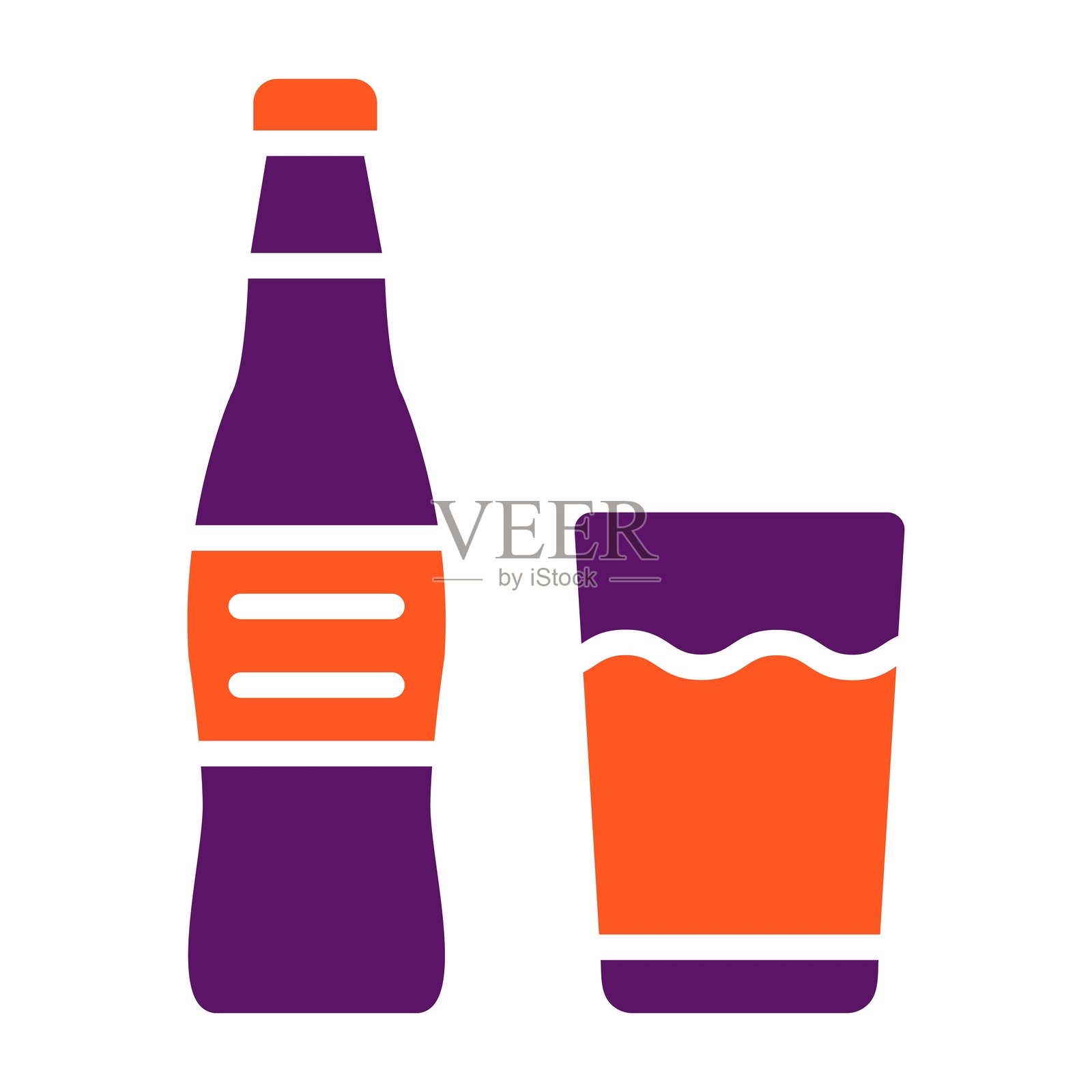 软饮料矢量图标设计插图插画图片素材